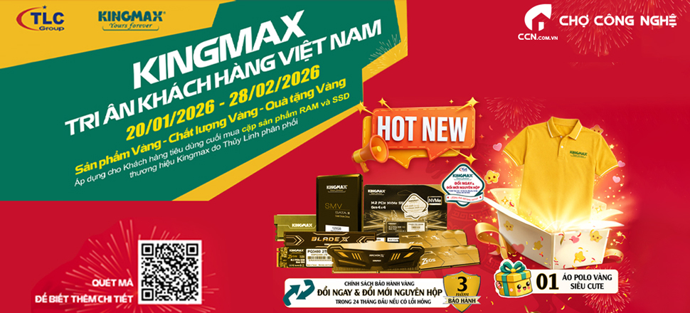 [Khuyến mại] Kingmax - Tri ân khách hàng Việt Nam