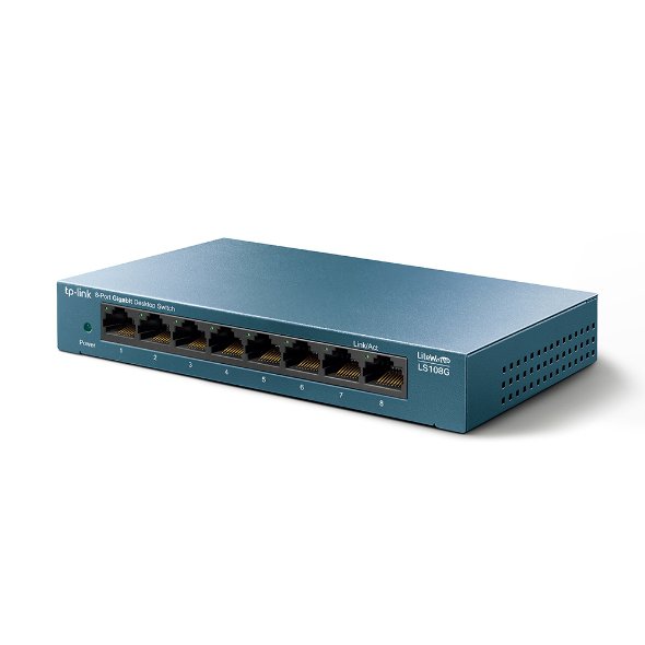 Switch TP-Link LS108G (8 cổng RJ45 10/100/1000Mbps - Vỏ kim loại) 2