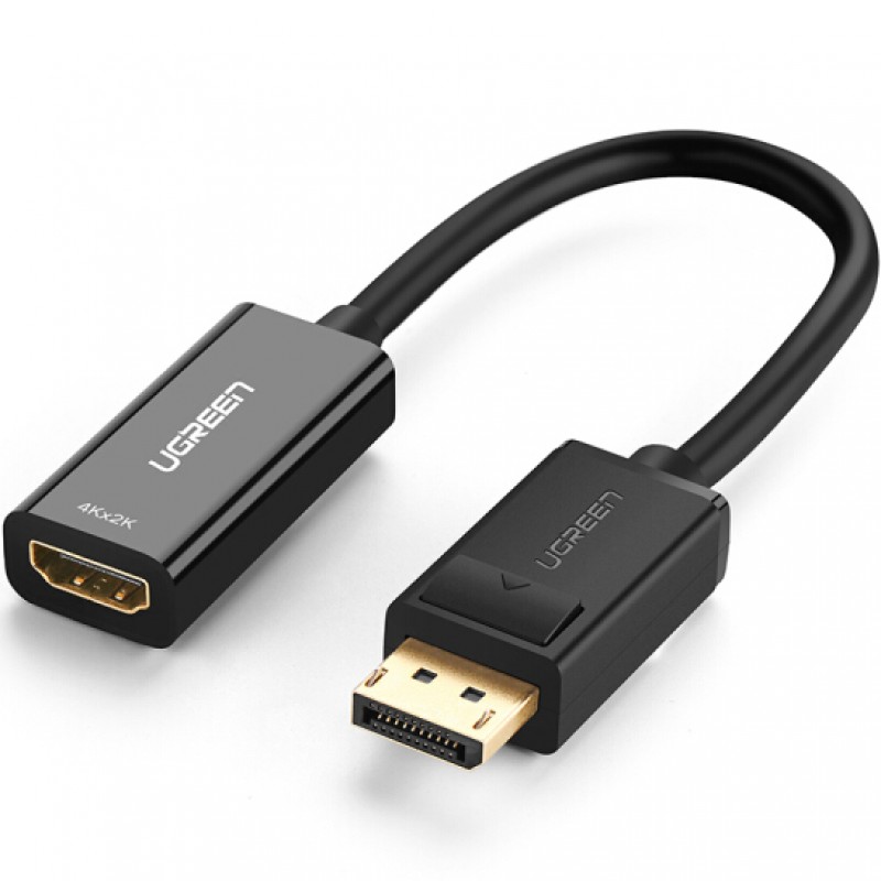 Cáp chuyển đổi Displayport to HDMI hỗ trợ 4Kx2K chính hãng Ugreen 40363 cao cấp 1