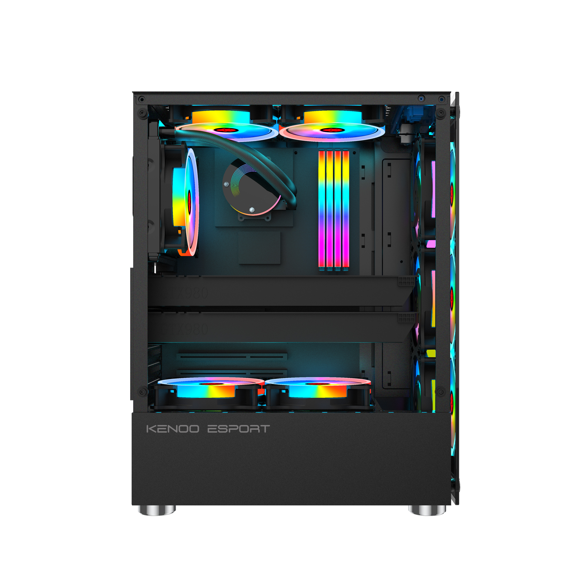 Vỏ máy vi tính KENOO ESPORT K300 -3F 3
