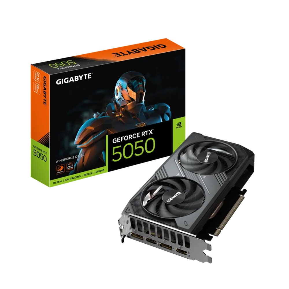 VGA Gigabyte RTX 5050 WINDFORCE OC 8GB (N5050WF2OC-8GD) 1