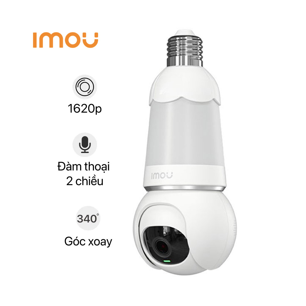 Camera Wifi quay quét bóng đèn 5MP iMOU IPC-S6DP-5M0WEB-E27 1
