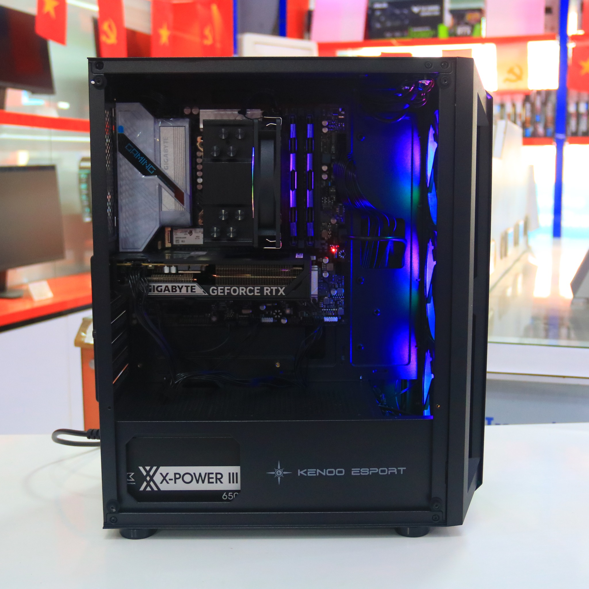 Bộ PC Gaming Intel Core i5-14400F' RAM 16GB' RTX 5060 8GB GDDR7 2