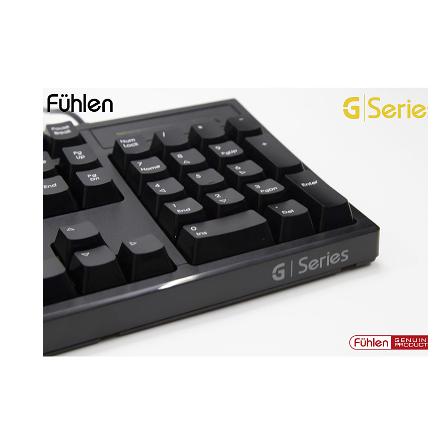 Bàn phím Fuhlen G411S (USB/Đen) 5