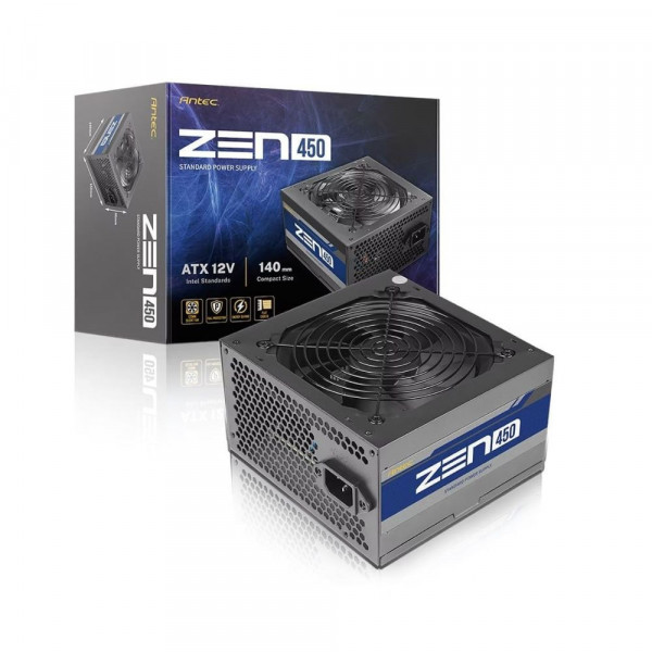 Nguồn Máy Tính Antec Atom Zen 450 450W Black (ANTEC-ZEN450-EC) 1
