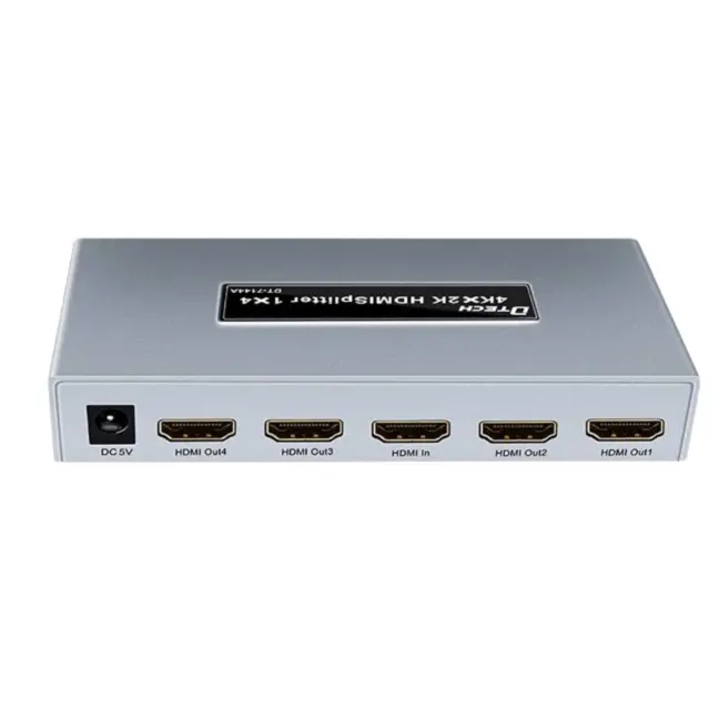 Bộ chia HDMI 1 ra 4 DTECH DT-7144A (HDMI 1.4)